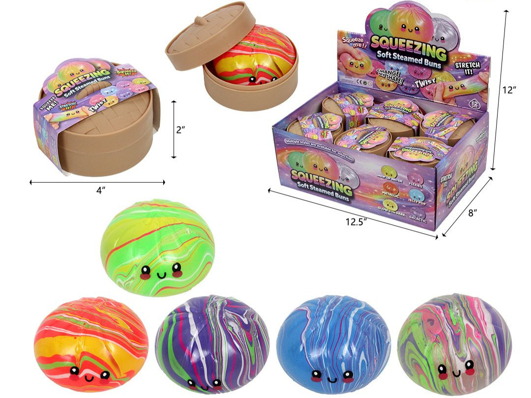 Swirl Dumplings Assorted Colors